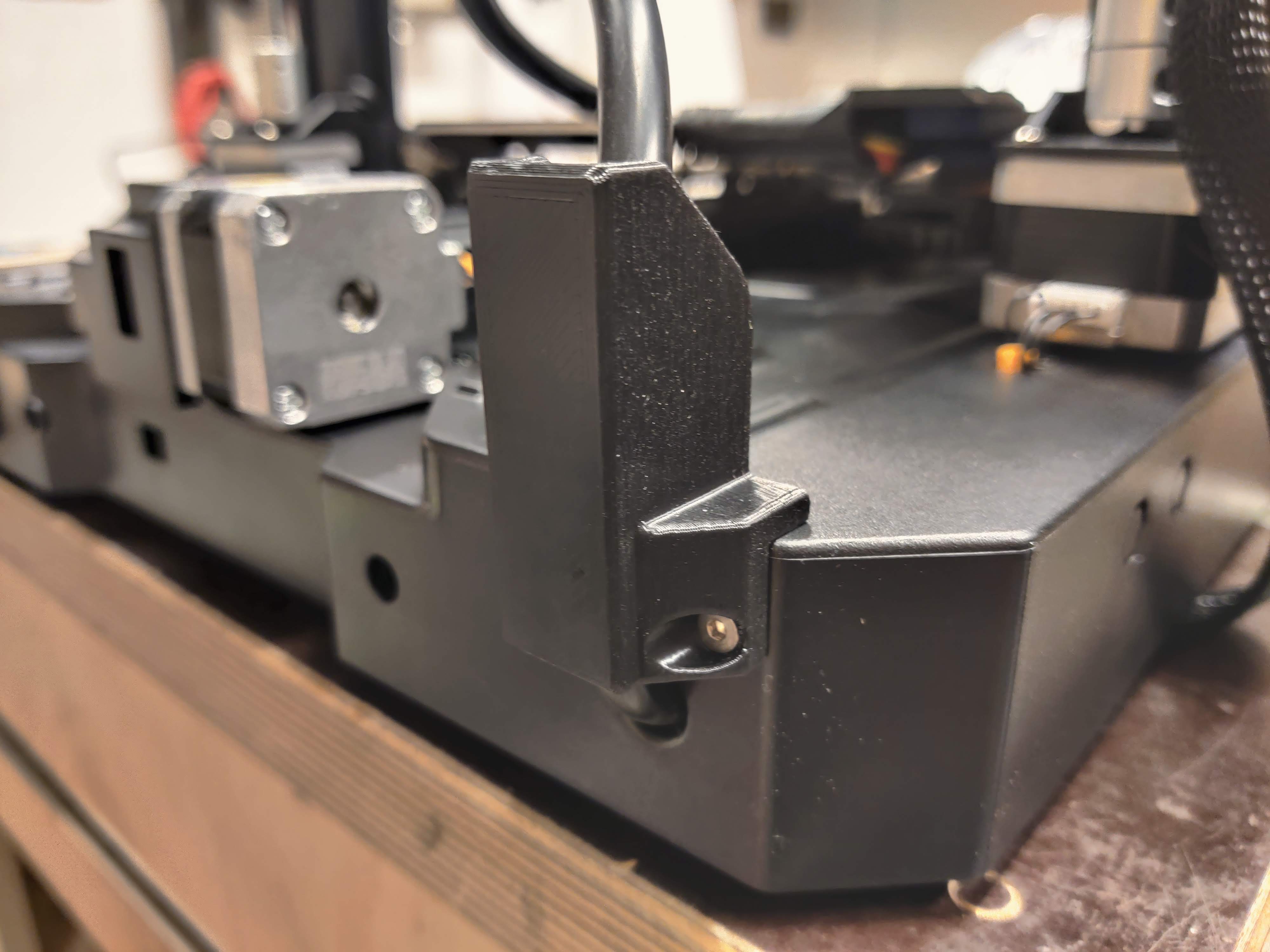 Ender 3 S1 pro bed cable strain relief