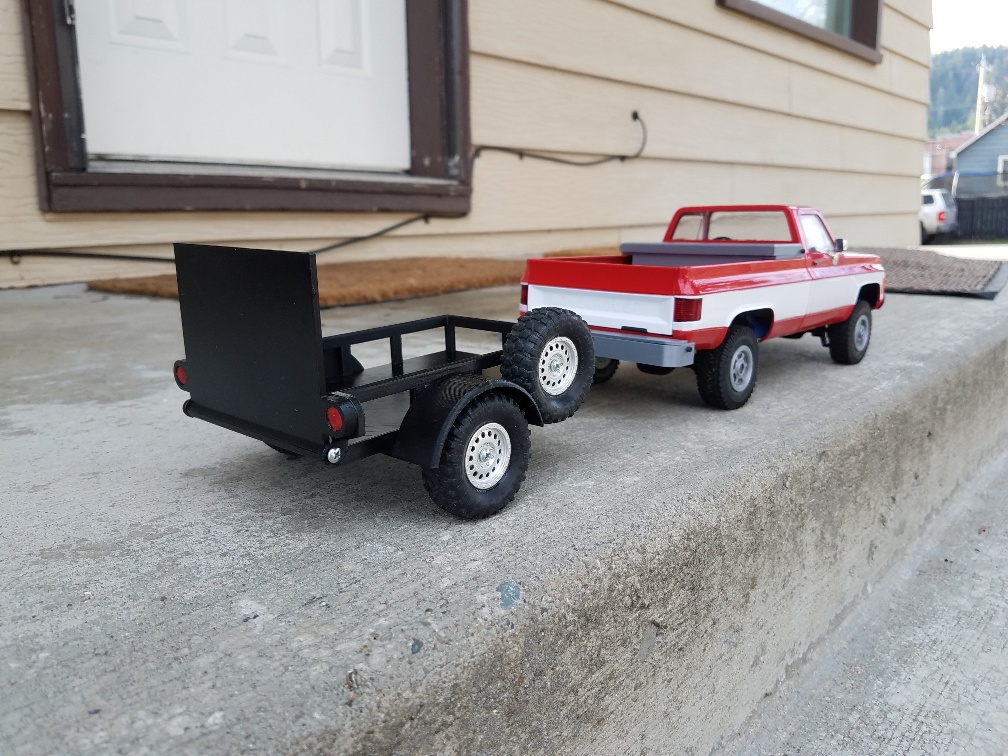 1/18 5'x8' utility trailer for RC vehicles