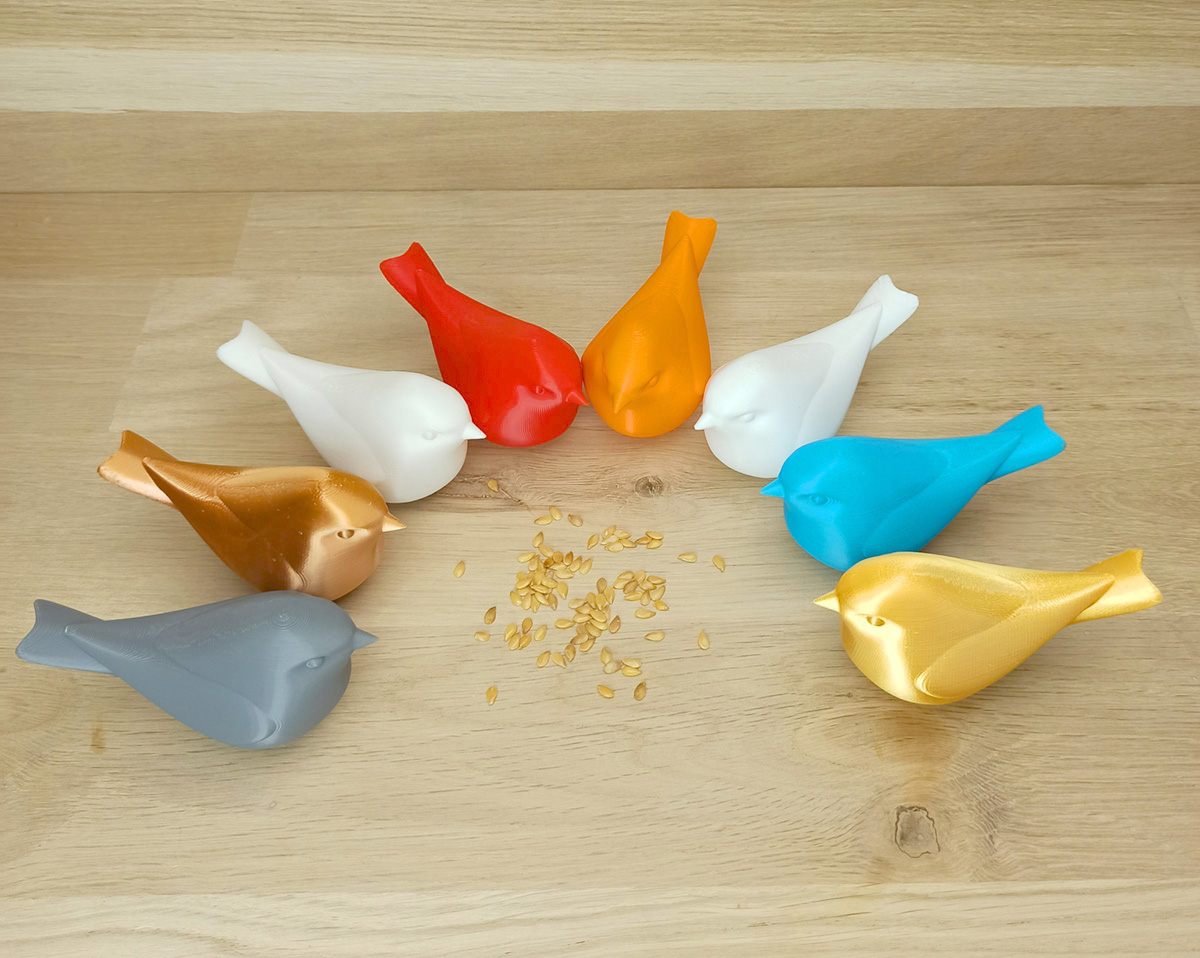 Miniatura 3 do modelo 3D Spherical Bird V2