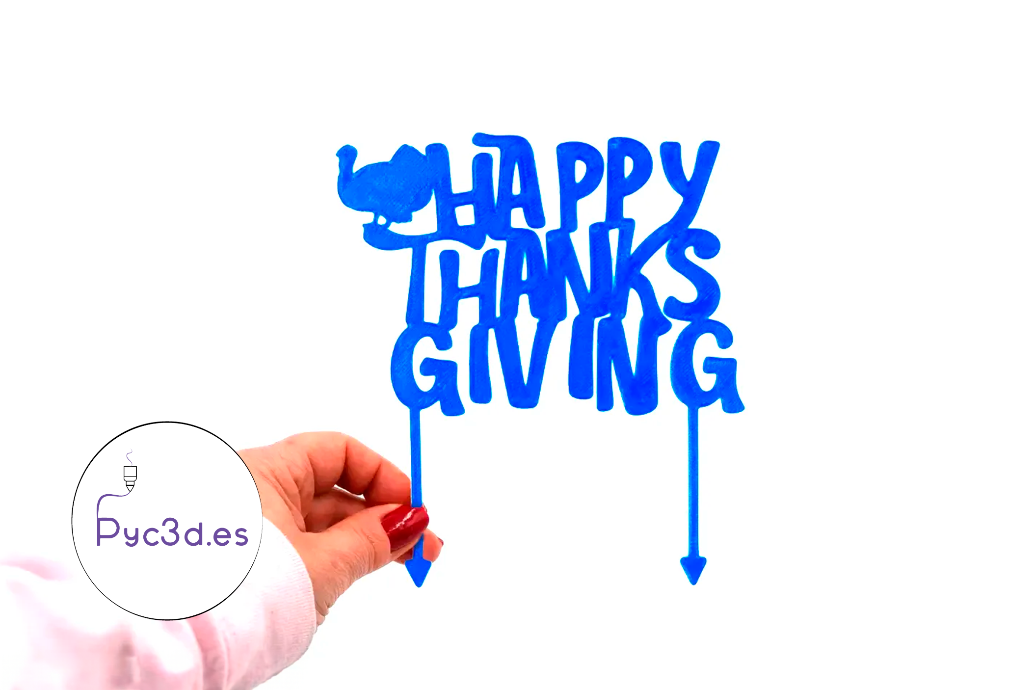 HAPPY THANKSGIVING CAKETOPPER