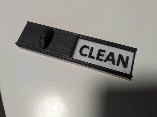Magnetic Dishwasher Label