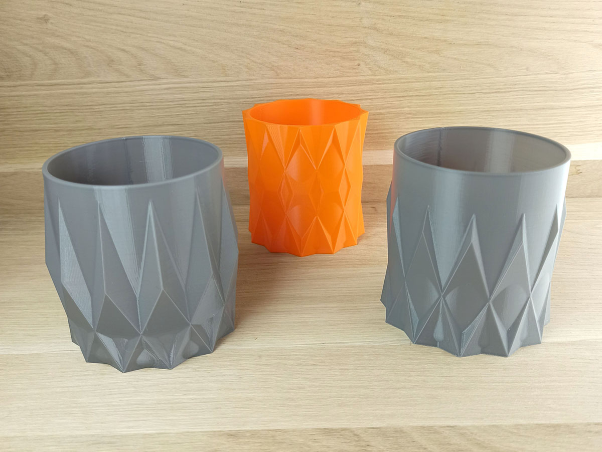 Flower Pot - Spikes x4 by GreenCopper | Download free STL model ...