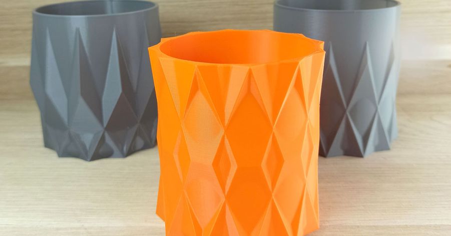 Flower Pot - Spikes x4 by GreenCopper | Download free STL model ...