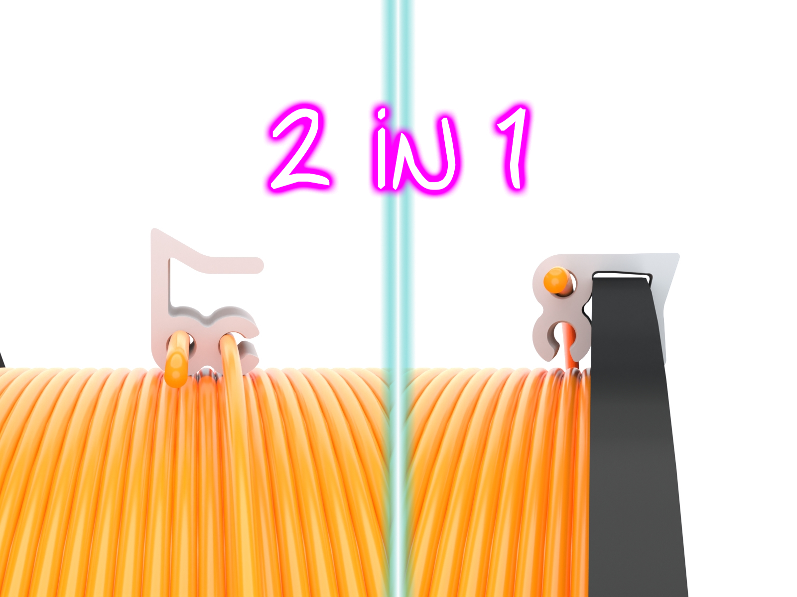 D-Clip filament clip