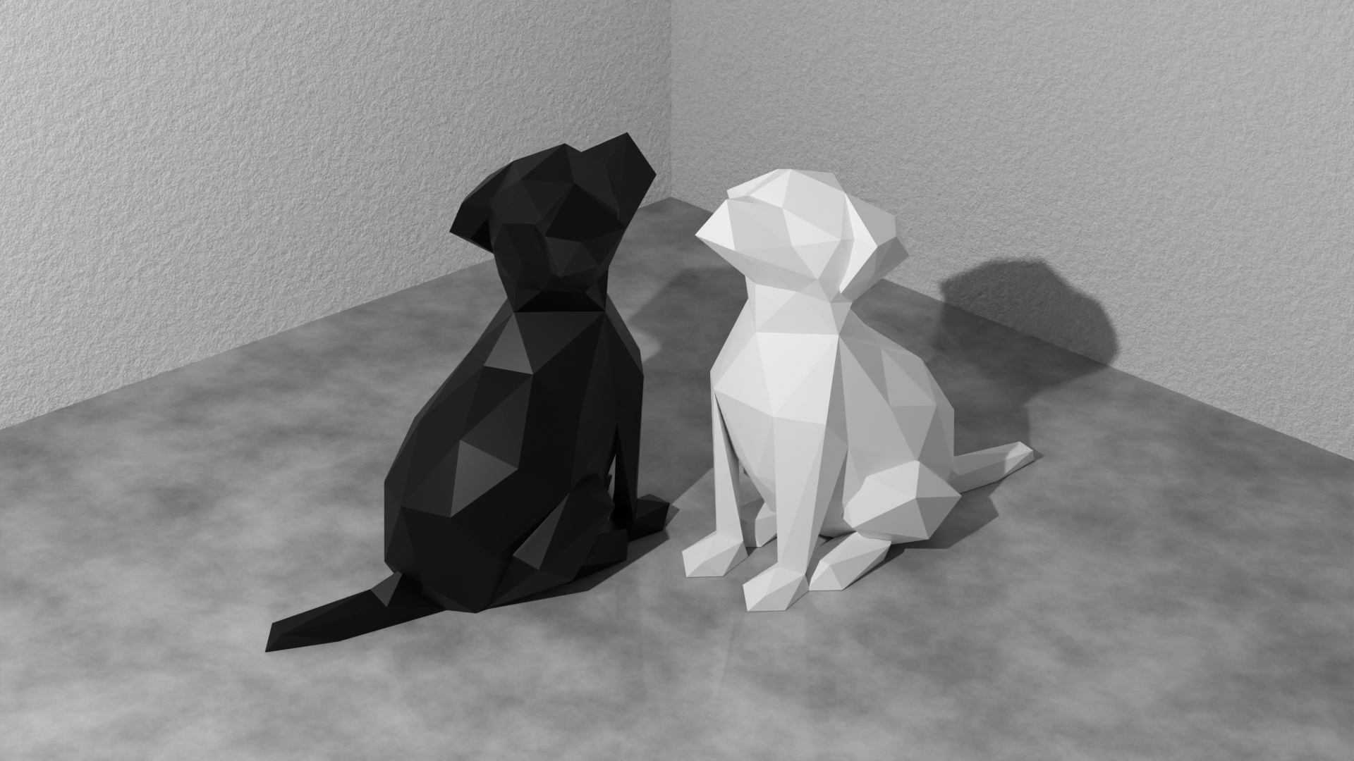 Low Poly Puppy Dog