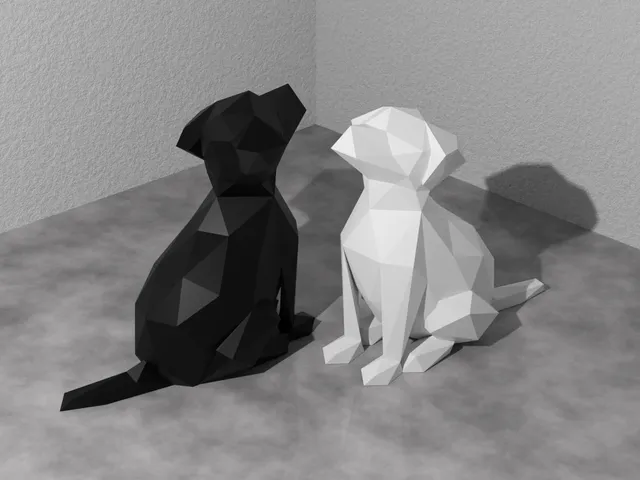 Low Poly Puppy Dog