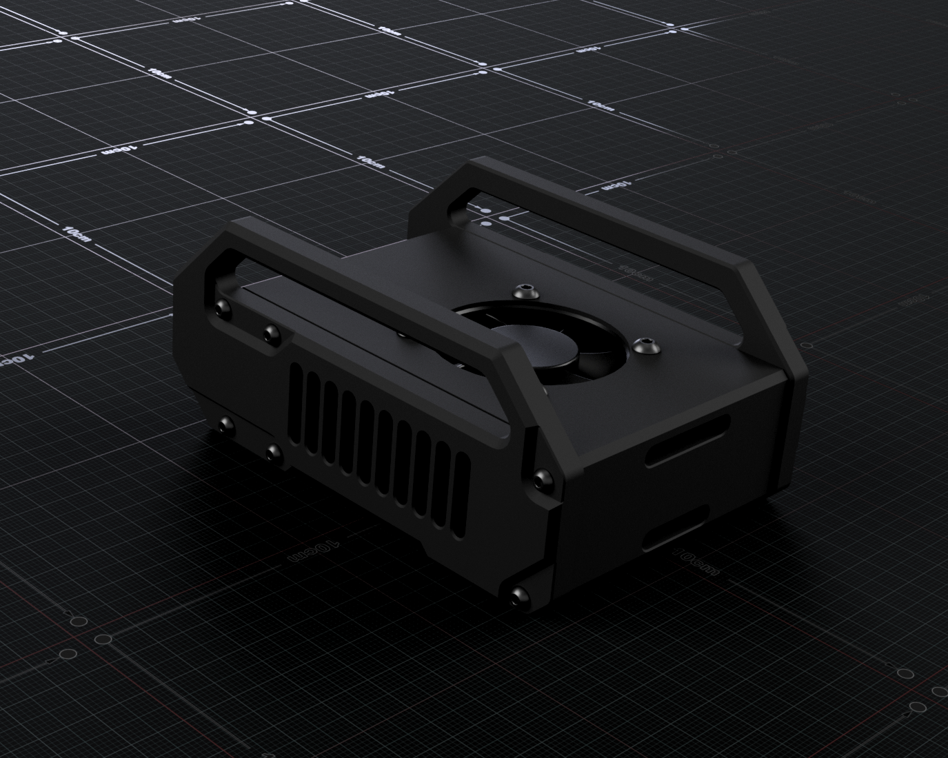 Miniatura 3 do modelo 3D Raspberry Pi 4 Case (V2)