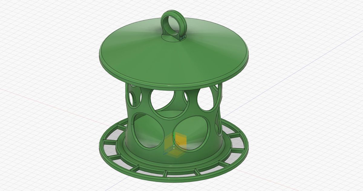Single Fat Ball Feeder by Enceladus42 Download free STL model