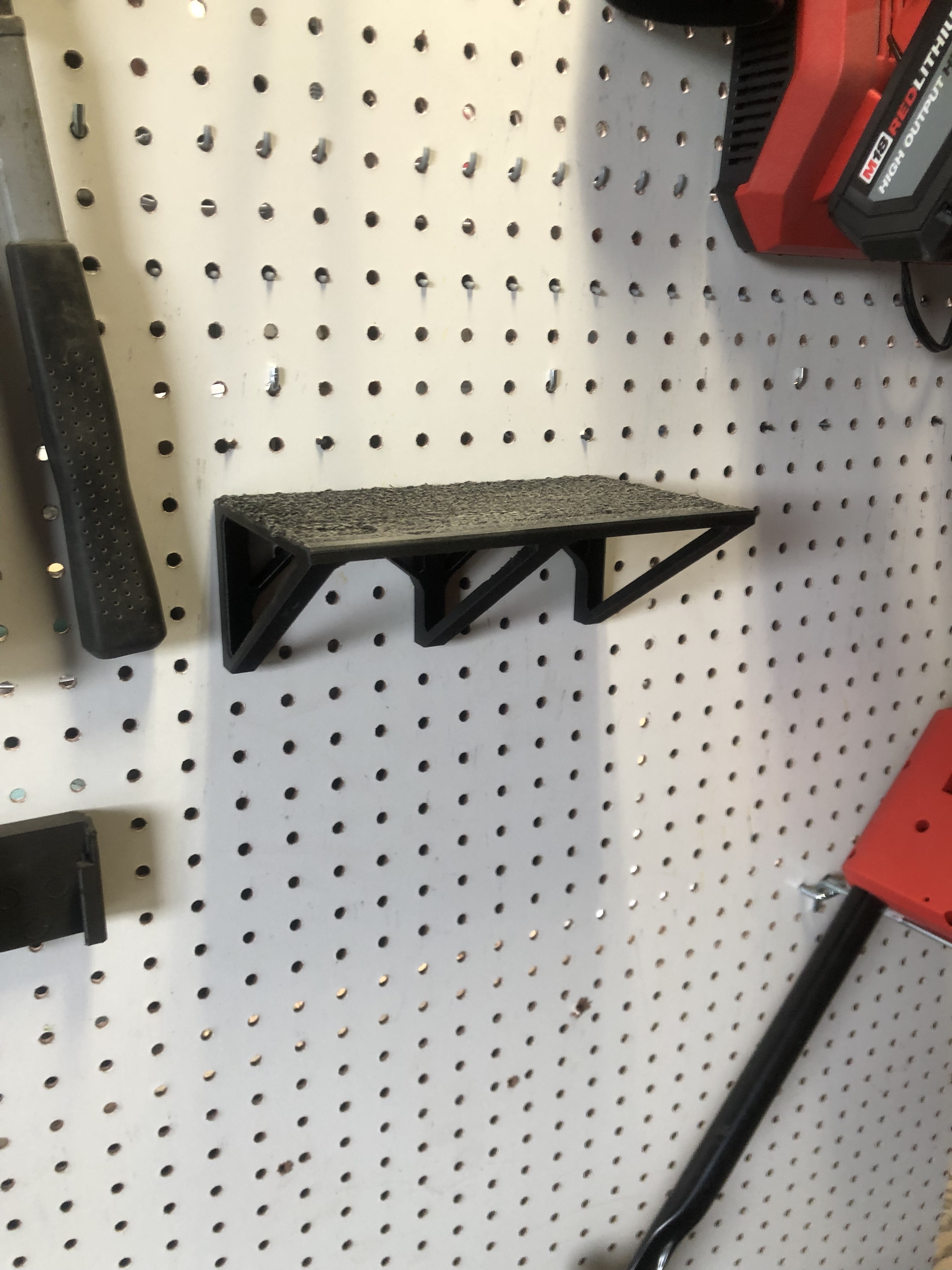 Peg Board Shelf
