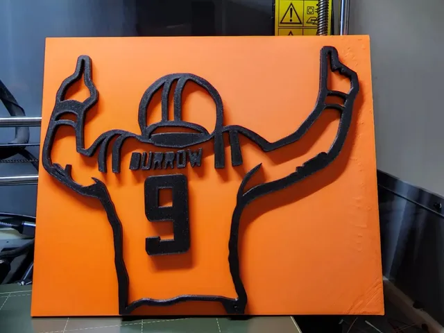 Joe Burrow wall art - Multicolor (color change)