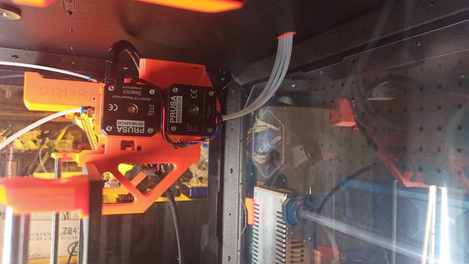 MMU2S Frame Holder - Straight (90°), Low Profile