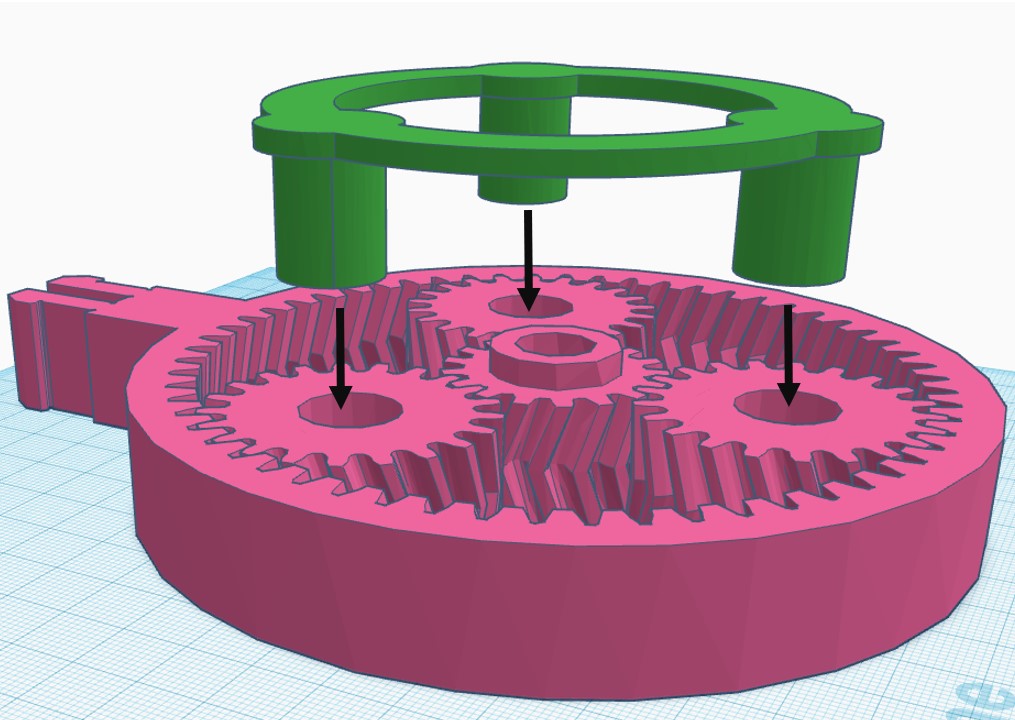 Miniatura 2 do modelo 3D Planetary gear machine