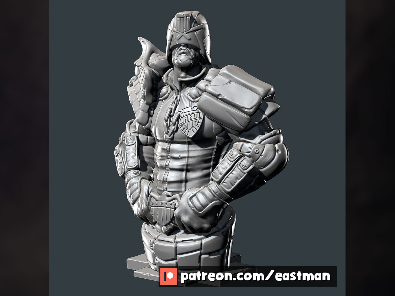 Miniatura 3 do modelo 3D Judge Dredd (STL)