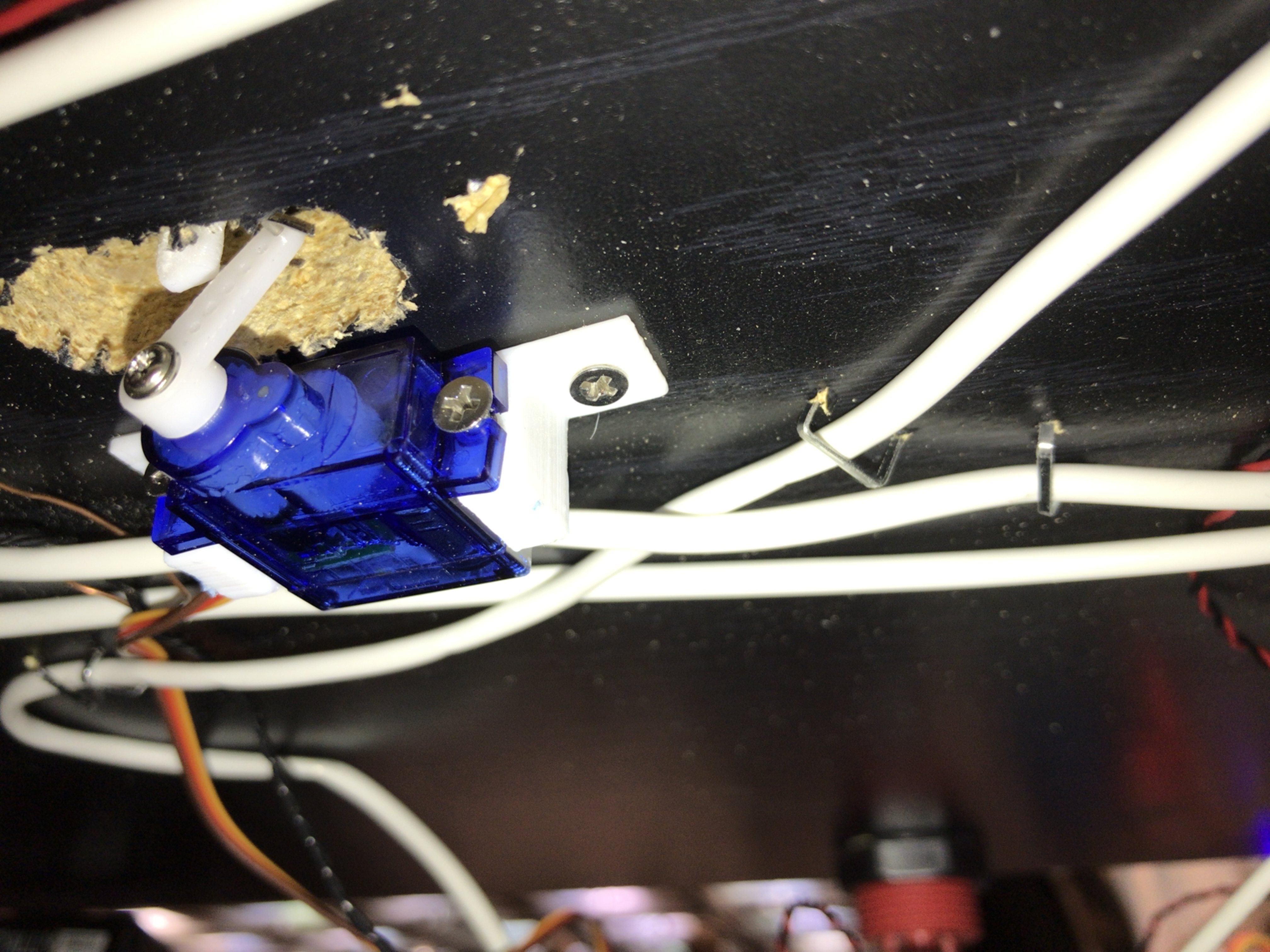 SG90 horizontal bracket holder
