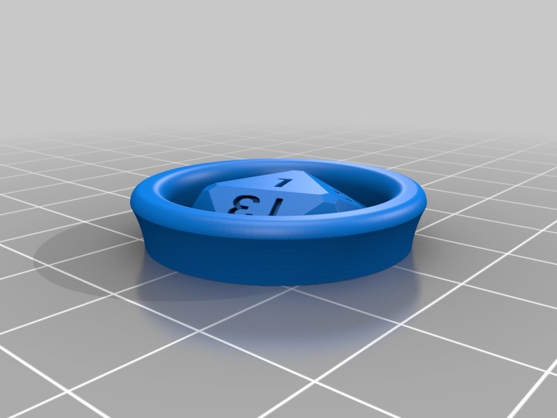 Miniatura 3 do modelo 3D 26.6mm d20 ear plug