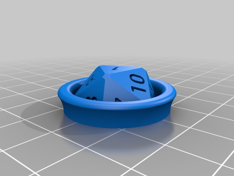 Miniatura 4 do modelo 3D 26.6mm d20 ear plug