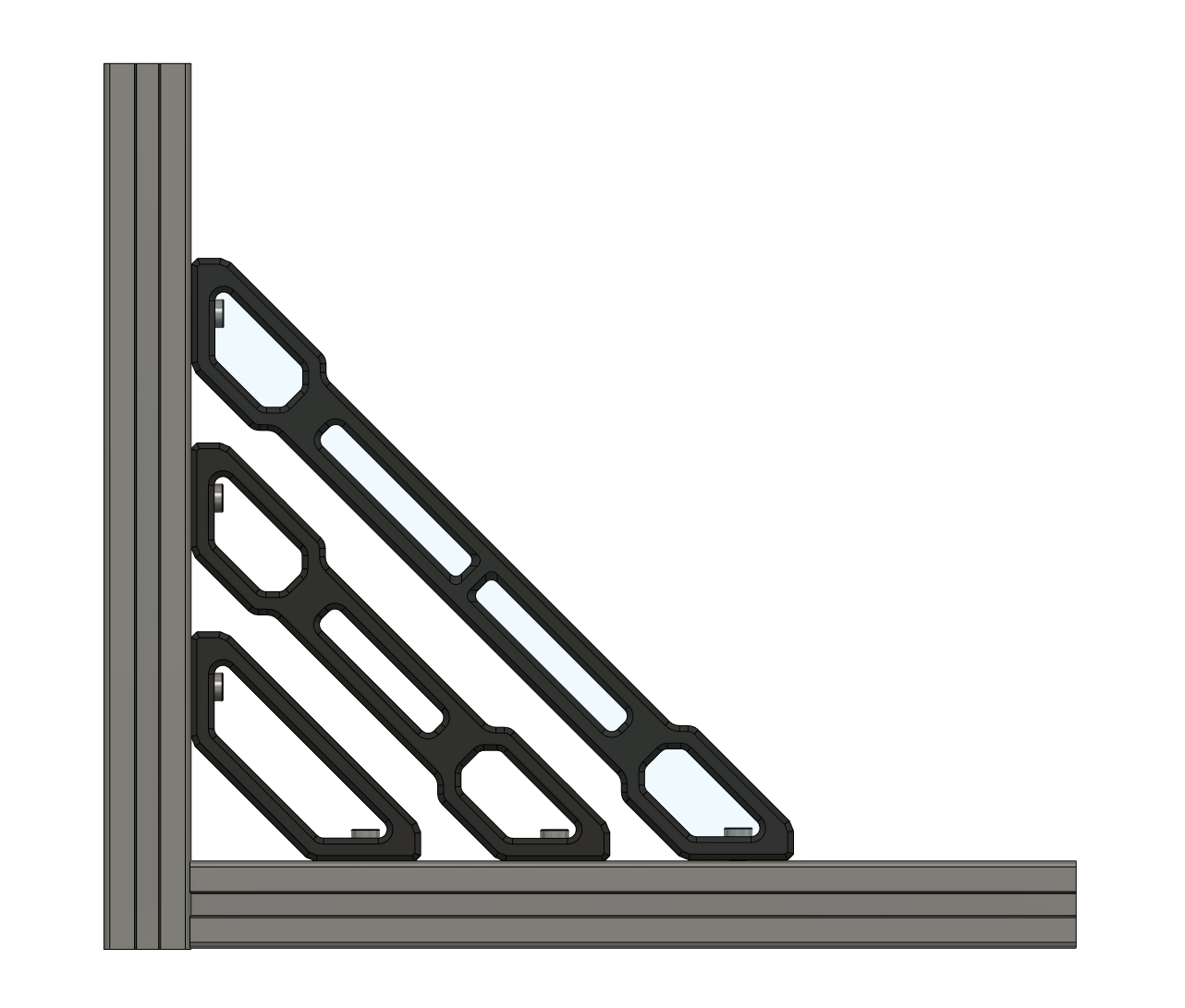 VzBot Frame Brace for 3030 Extrusions