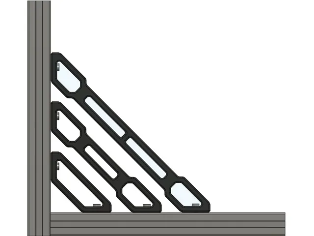 VzBot Frame Brace for 3030 Extrusions