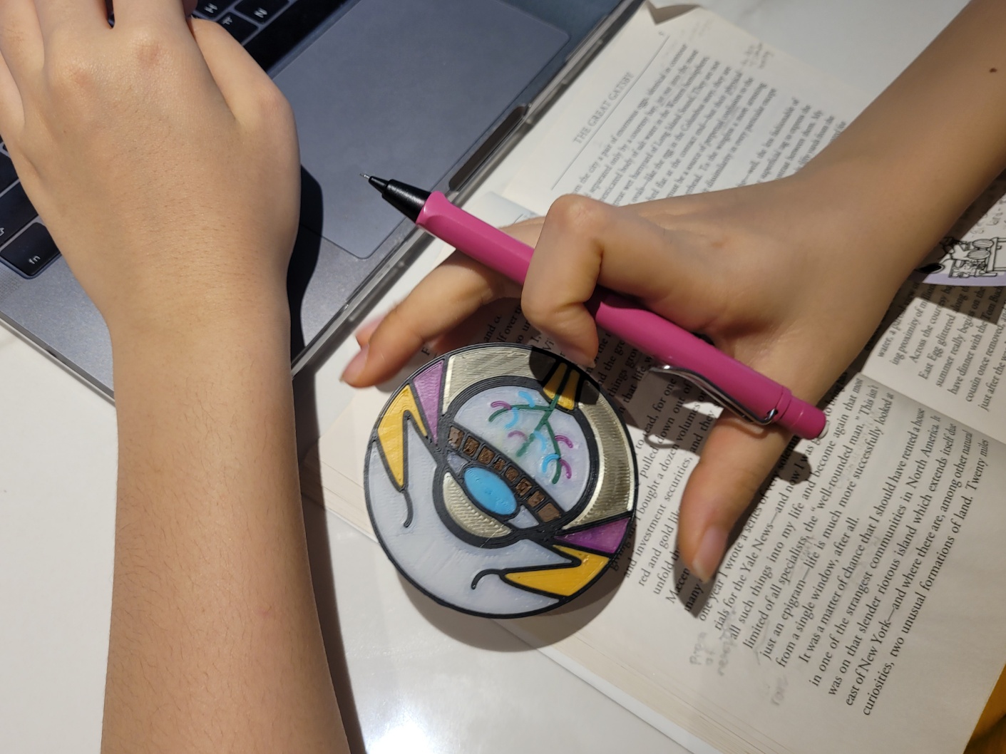 2D Eyeball Paperweight by Clara Kim Download free STL model