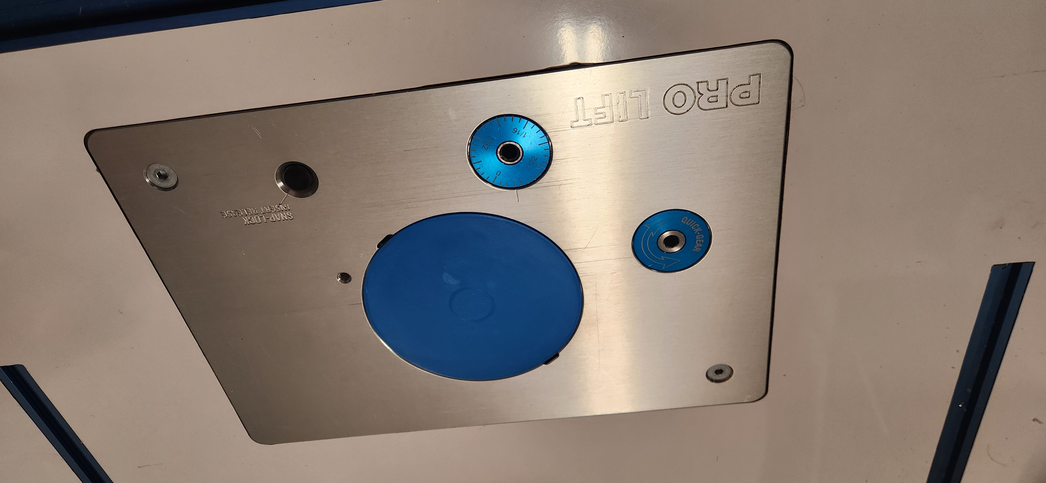 Rockler Router Pro Lift cover blank