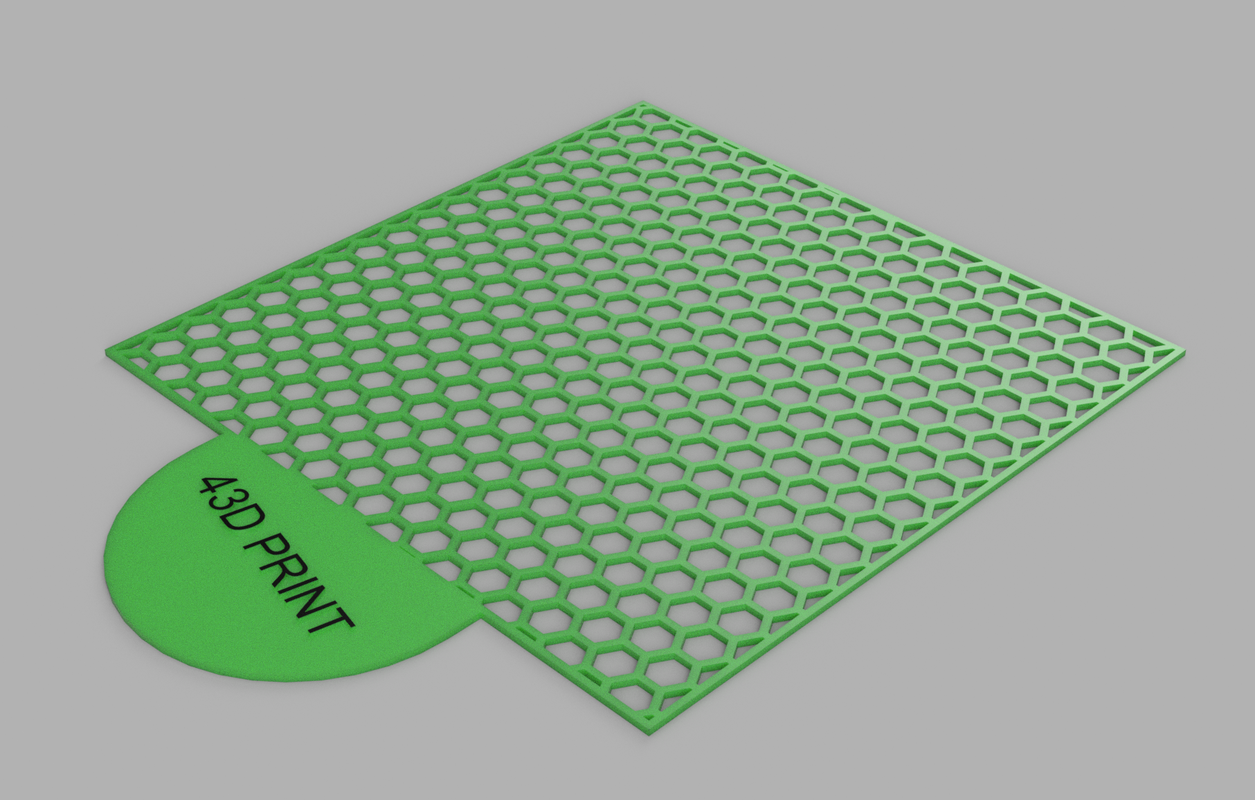 Paint Spray hexagon cammo stencil 10x10 cm — miniatura 3