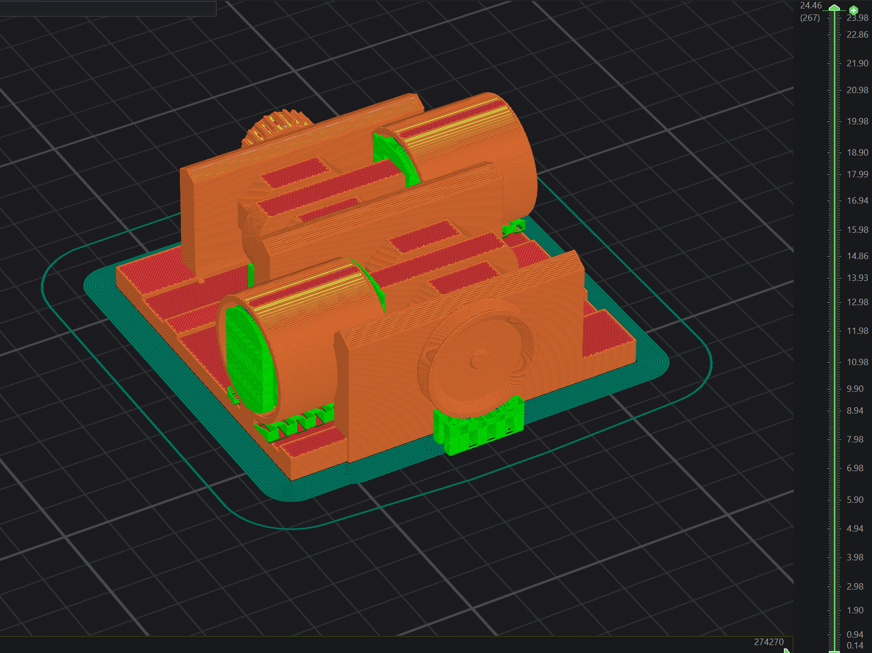 Miniatura 3 do modelo 3D 2 Cylinder Boxer Engine
