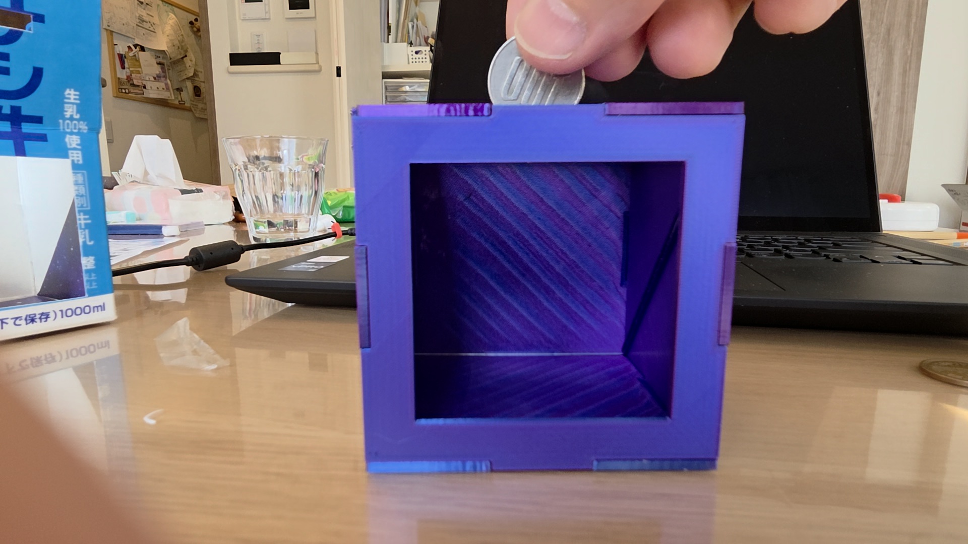 Magic coin box