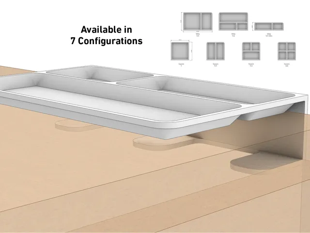 Stay-In-Place Catch-All Tray (sized for Ikea Corras nightstand)
