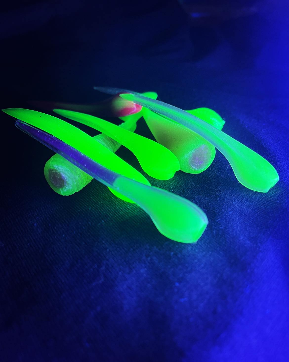 Twister lure mold-3 pack mold by @3dprints by dev