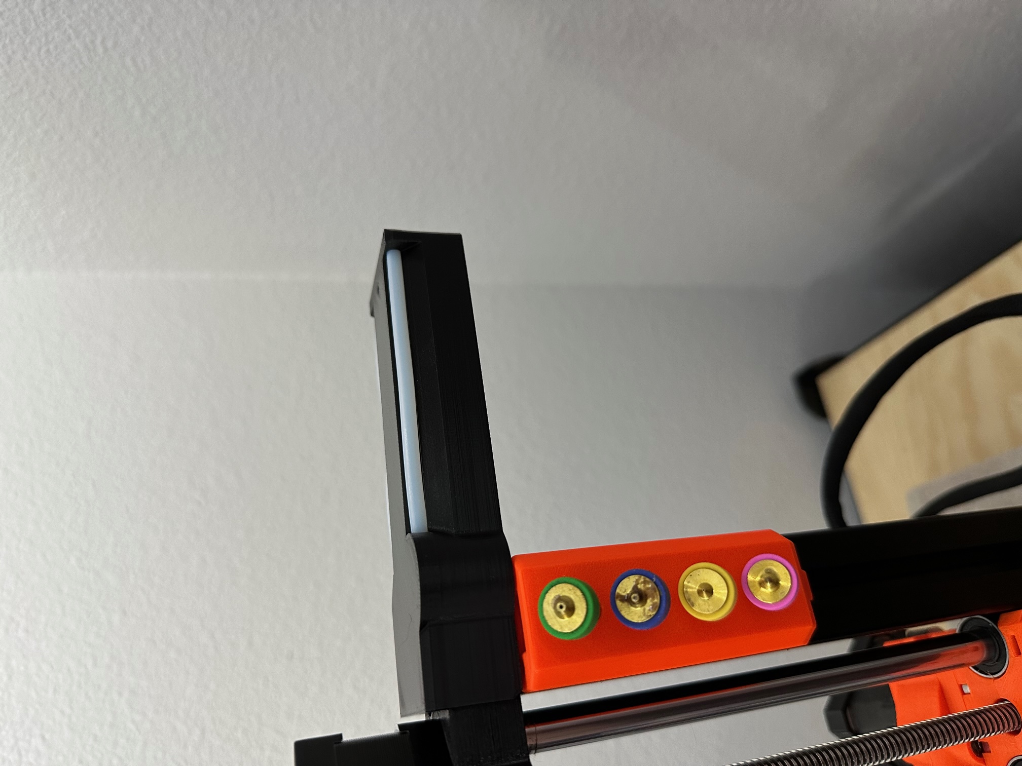 Prusa Mini - Simple 80mm Spool Holder with PTFE slider (remix)