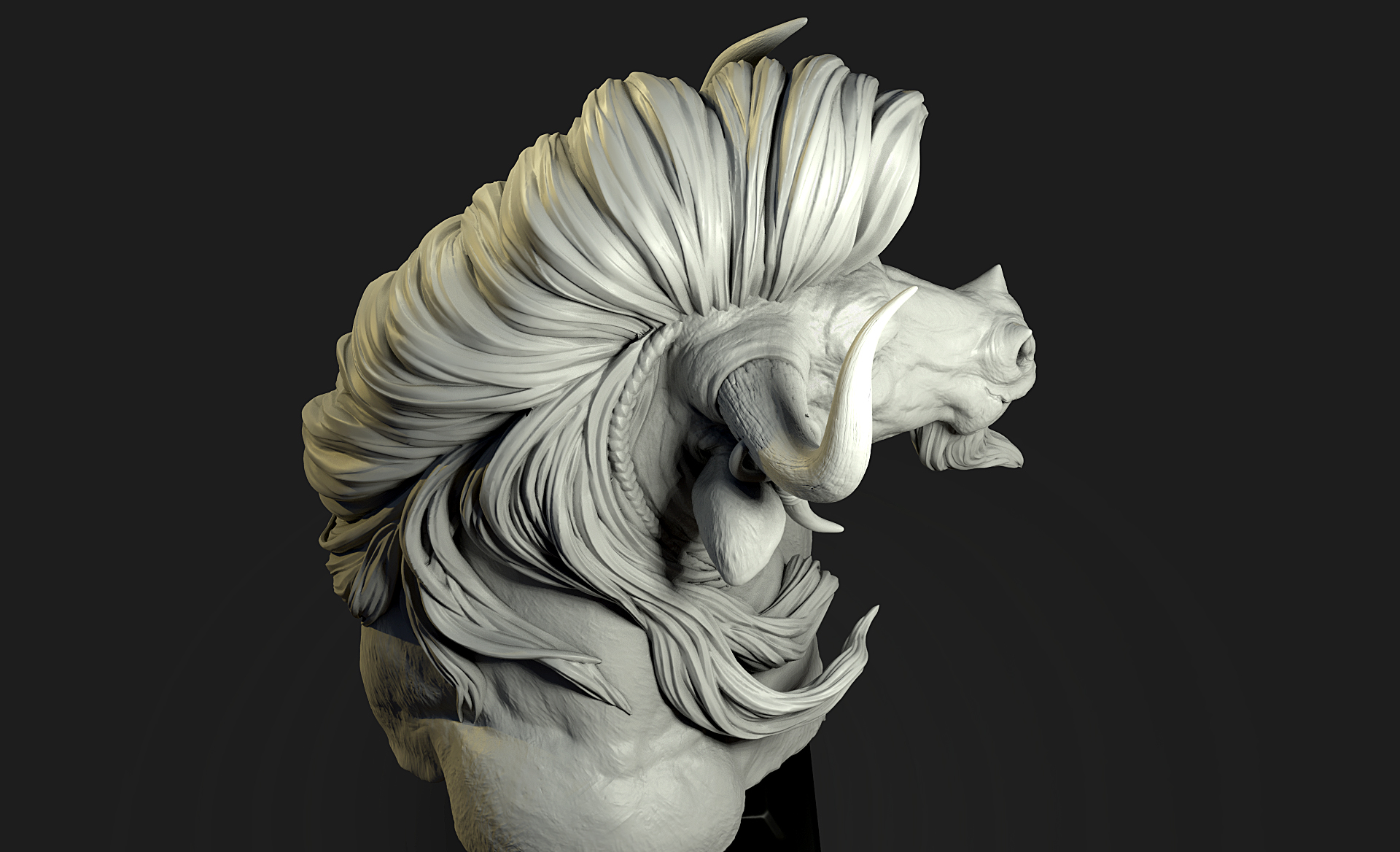 Miniatura 6 do modelo 3D MINOTAUR BUST