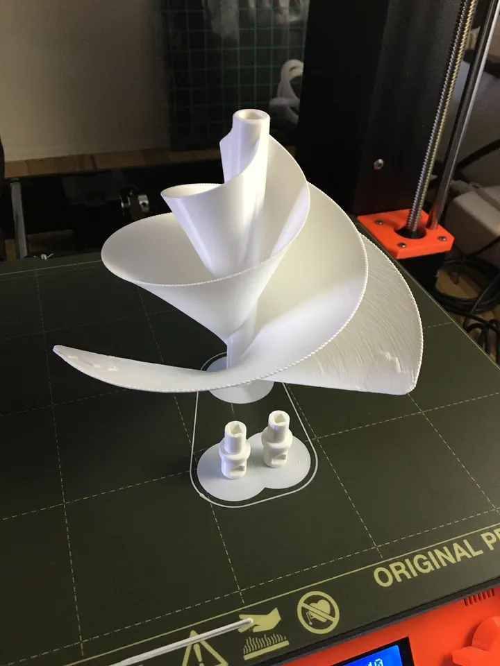 Archimedes Horizzontal Axis Windmill 01 by Chya | Download free STL ...