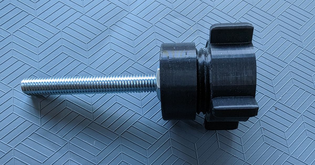 M10 Coach Bolt holder for Thrustmaster TMX steering wheel clamp by Nathan Quick Download free