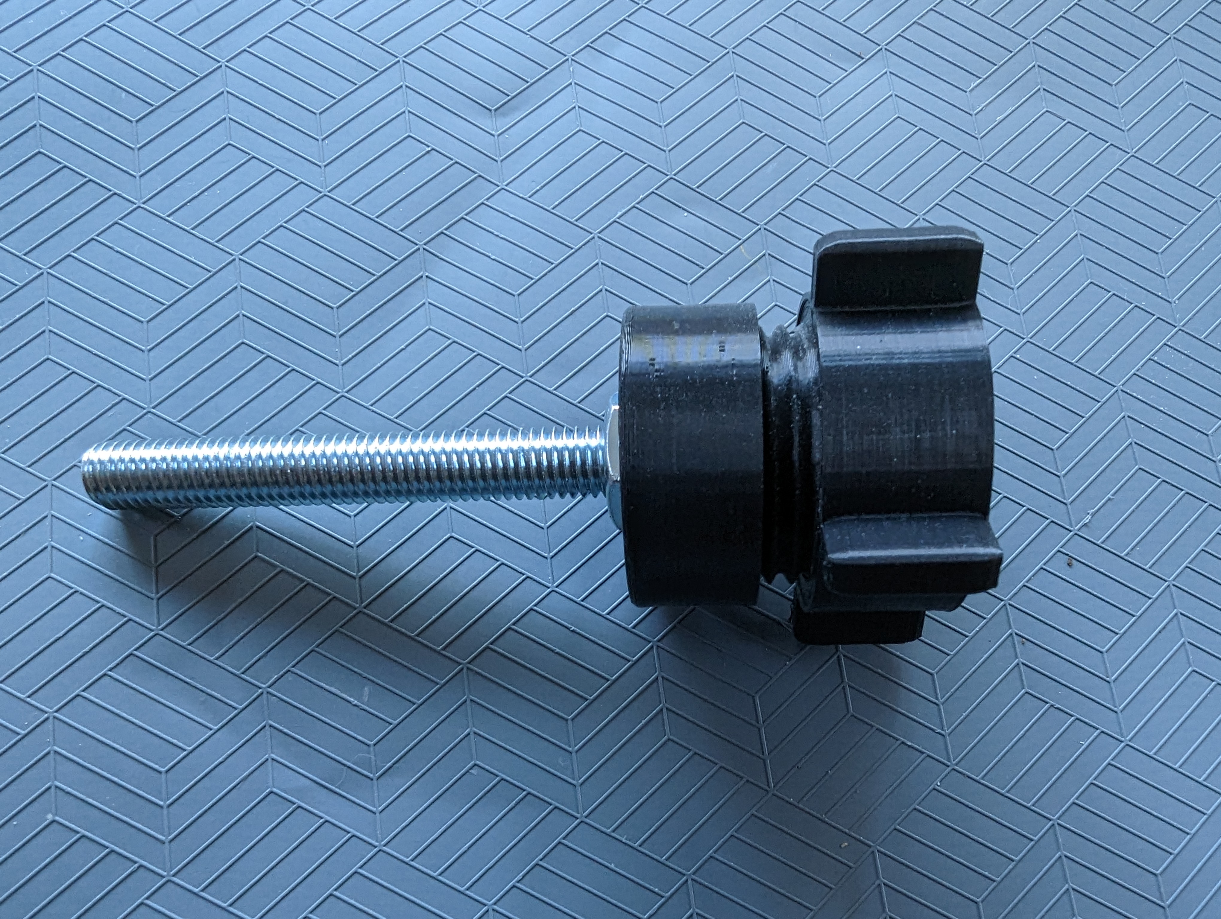 M10 Coach Bolt holder for Thrustmaster TMX steering wheel clamp