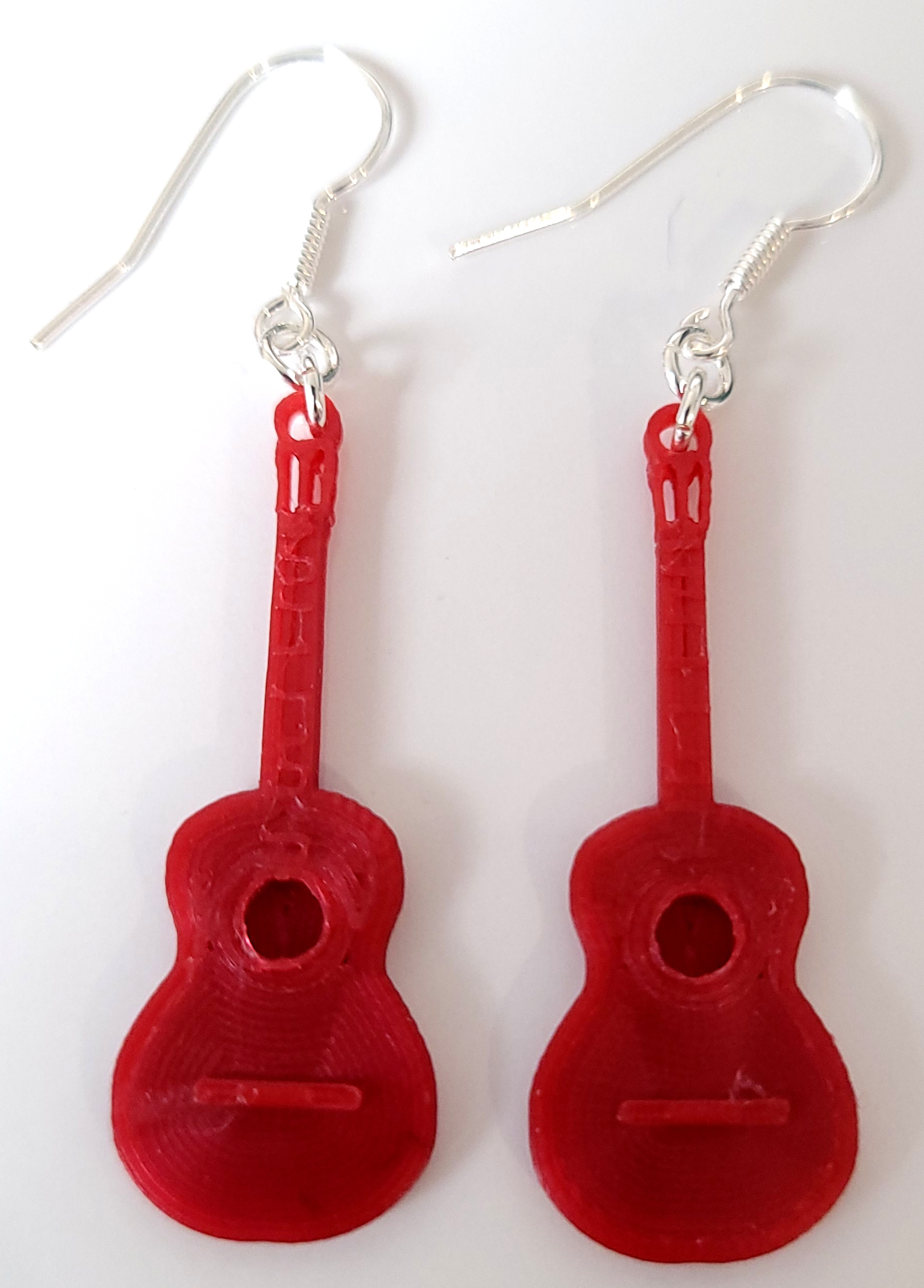 Guitar earring by MiloshCZ Download free STL model