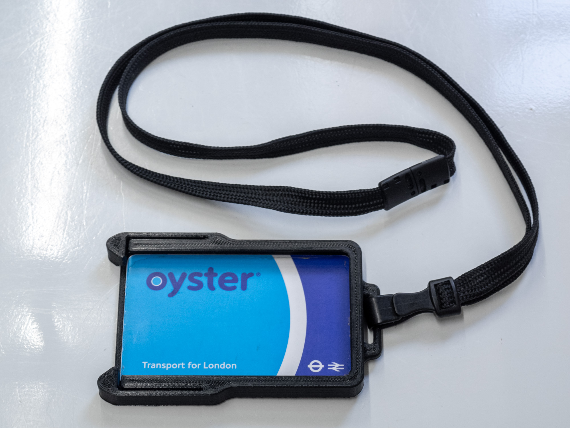 Card or Badge Lanyard Case Holder