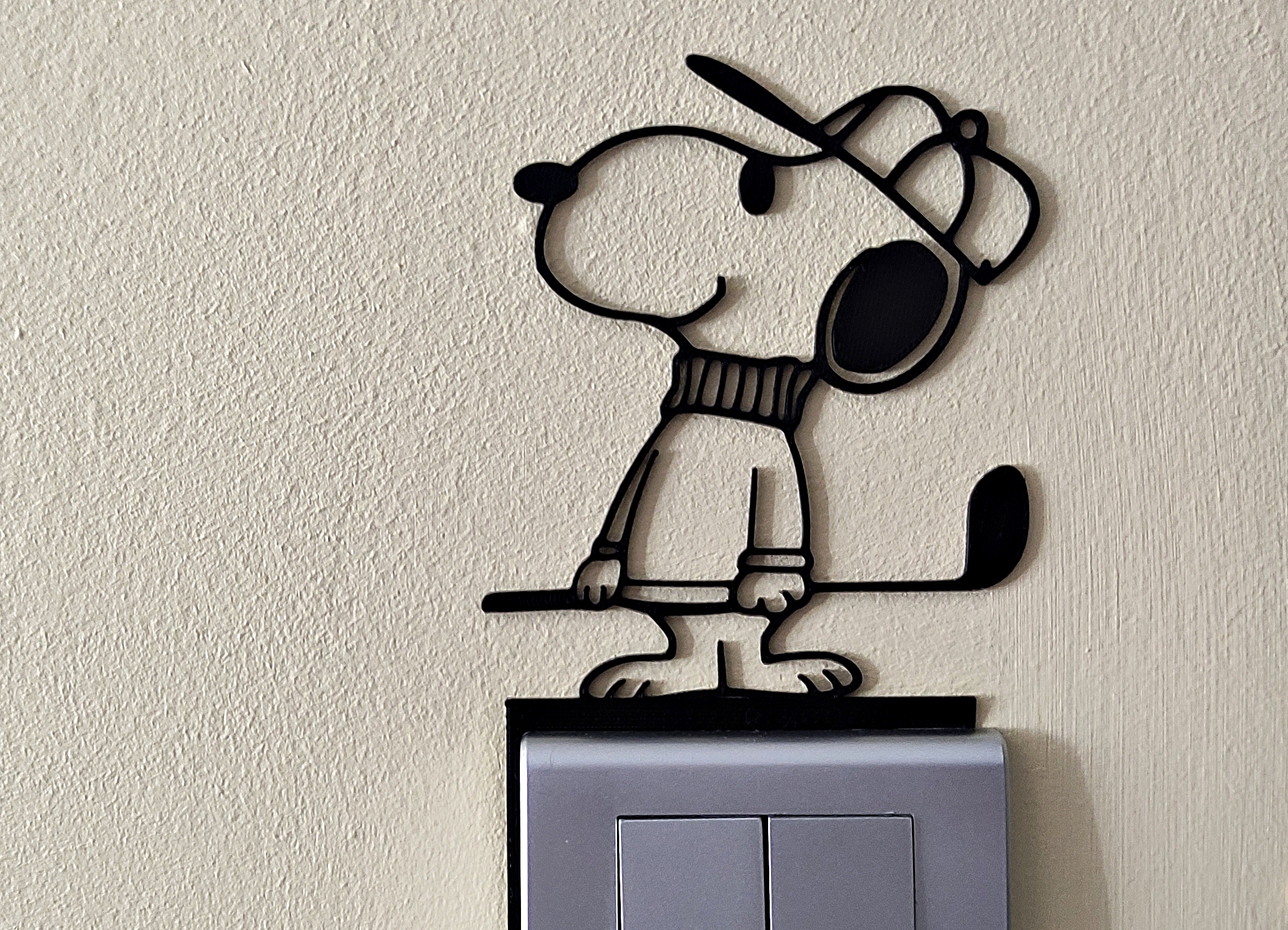 Snoopy Light Switch / Outlet Decoration - Model 59