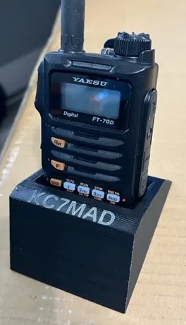 Amateur Radio Yaesu FT-70 Desk Stand by dgardner | Download free