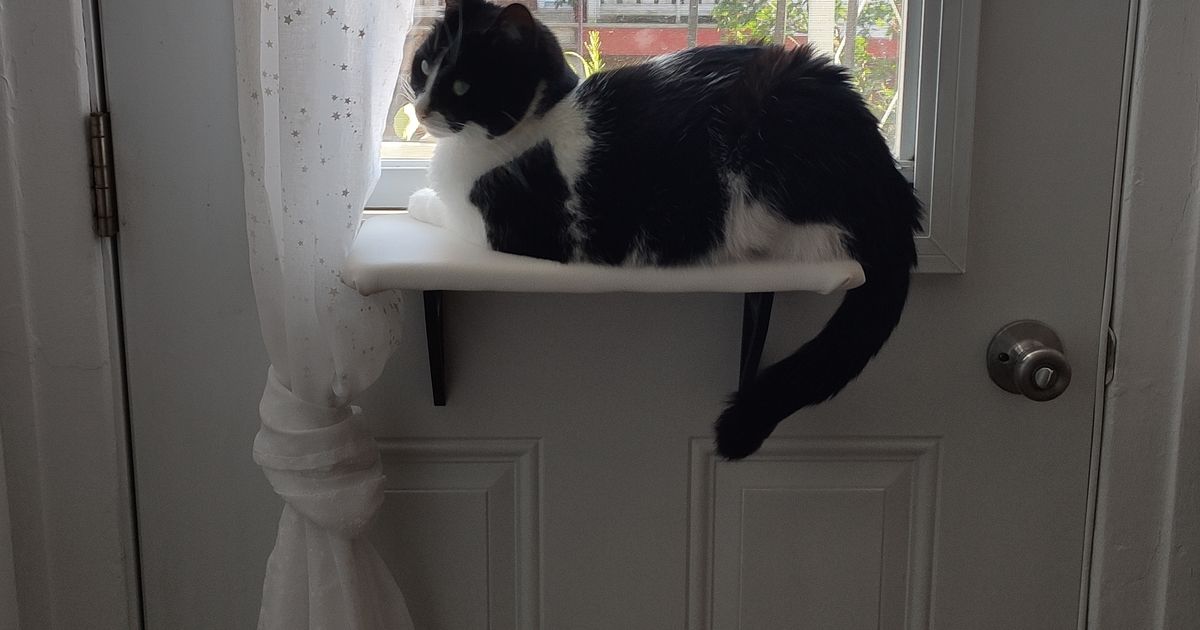 Window cat platform by Niftic Download free STL model