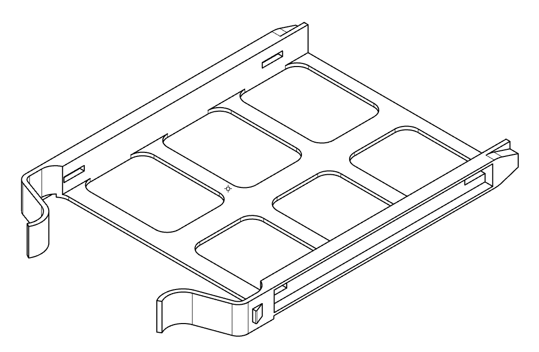 Corsair 750D drive caddy