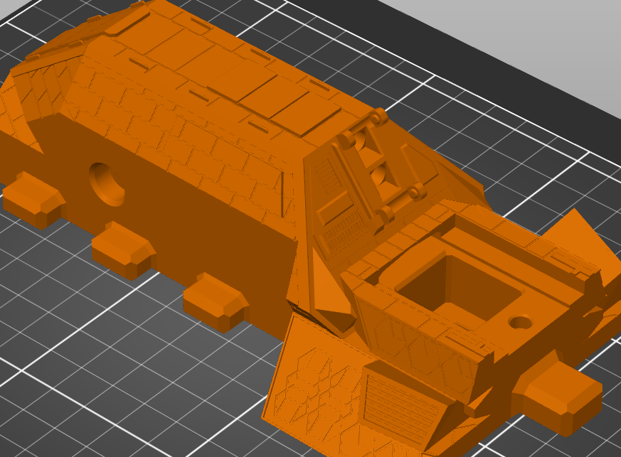 Rocinante (The Expanse) Bottom Side Torpedo Bay