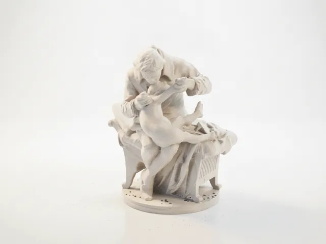 Iron Jenner Post Classical Sculpture 3D Printable