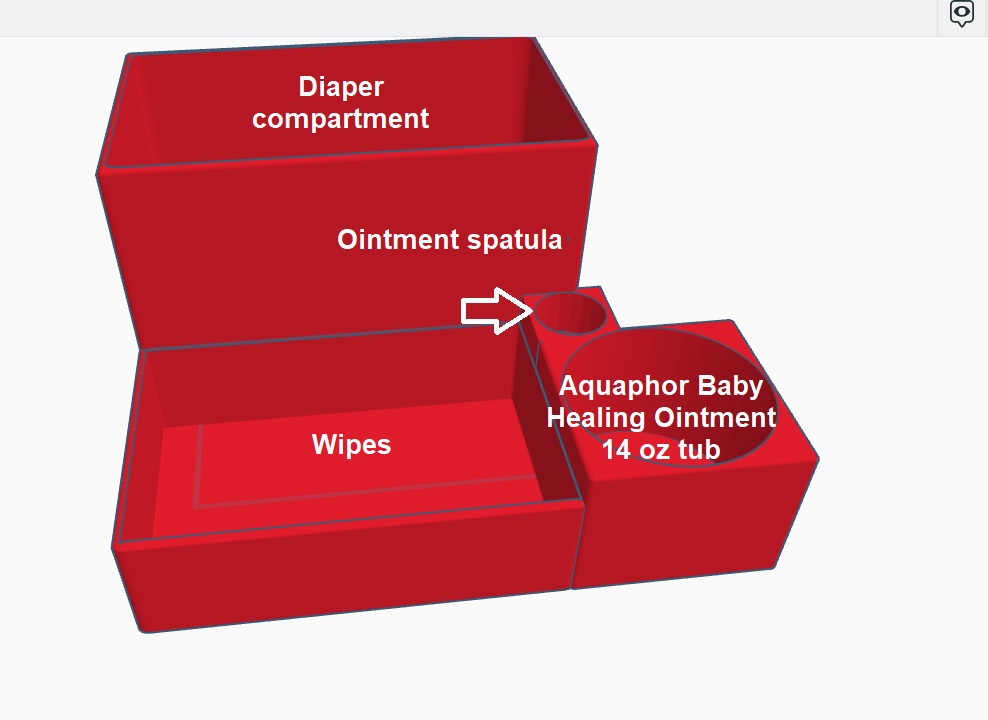 Diaper changing Caddy