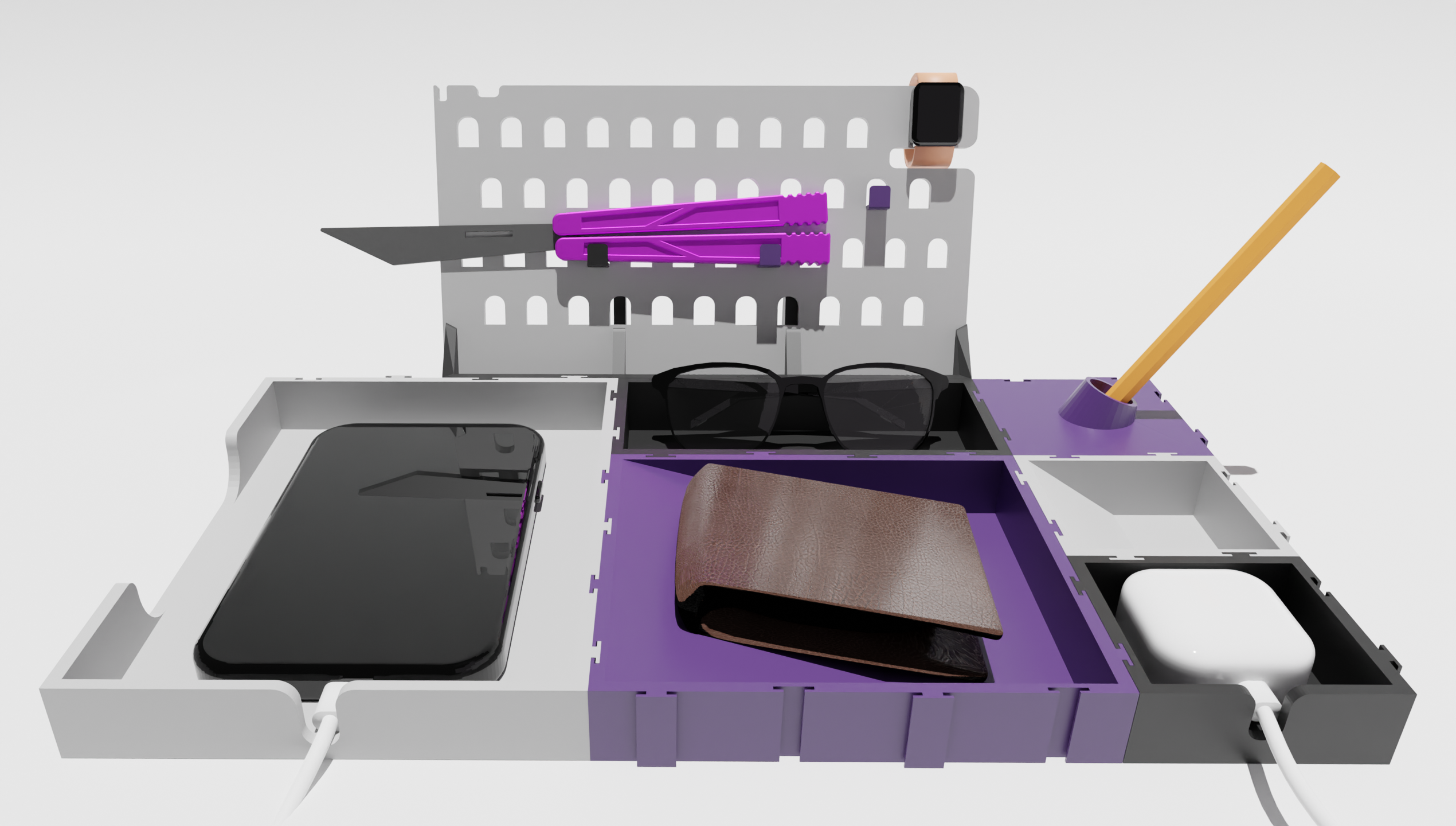 Modular EDC tray
