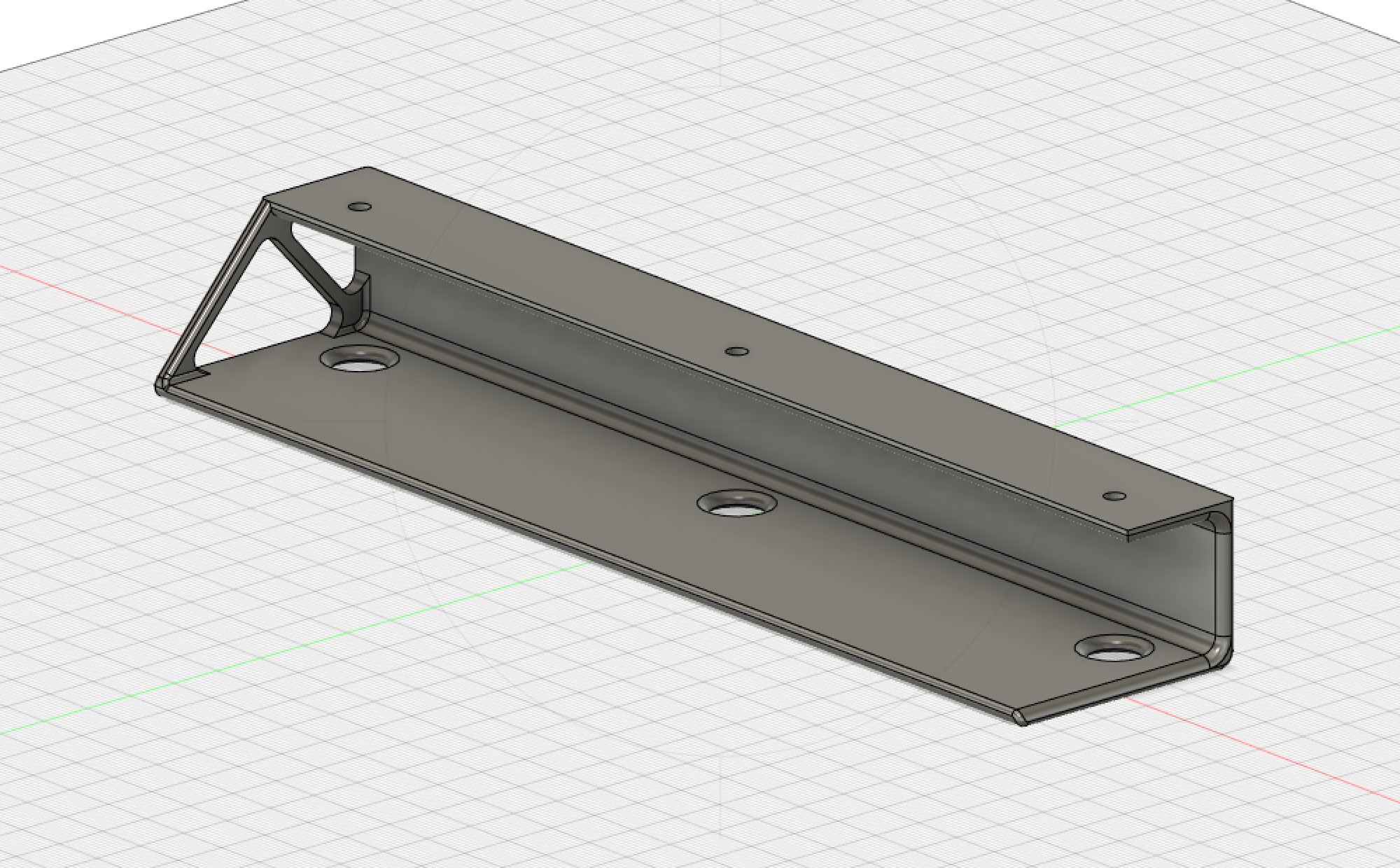 Laptop holder For under-desk mounting