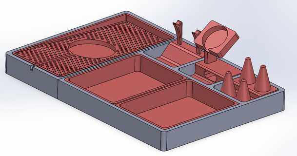 Modular Valet/EDC Trays by Toctoc | Download free STL model ...