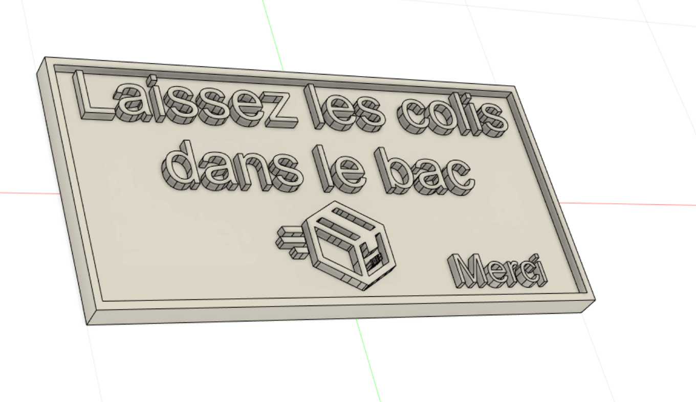 AFFICHE POUR LIVREUR