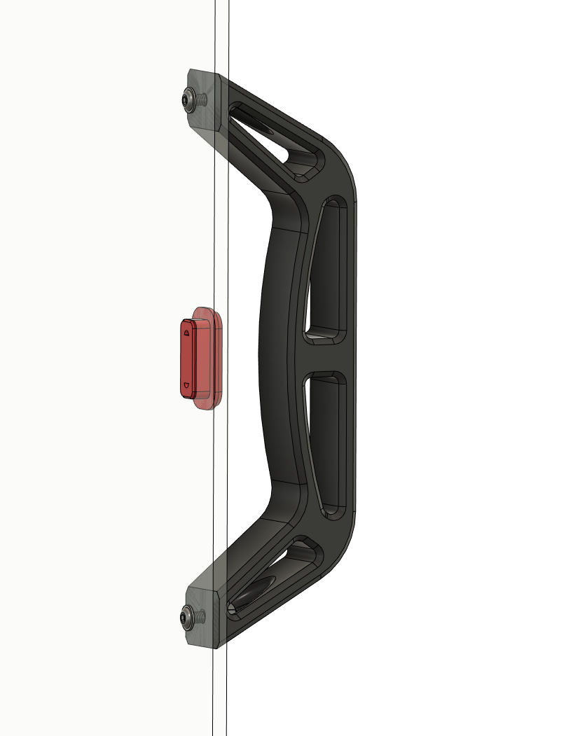 VzBot-style handle for 3030 extrusions