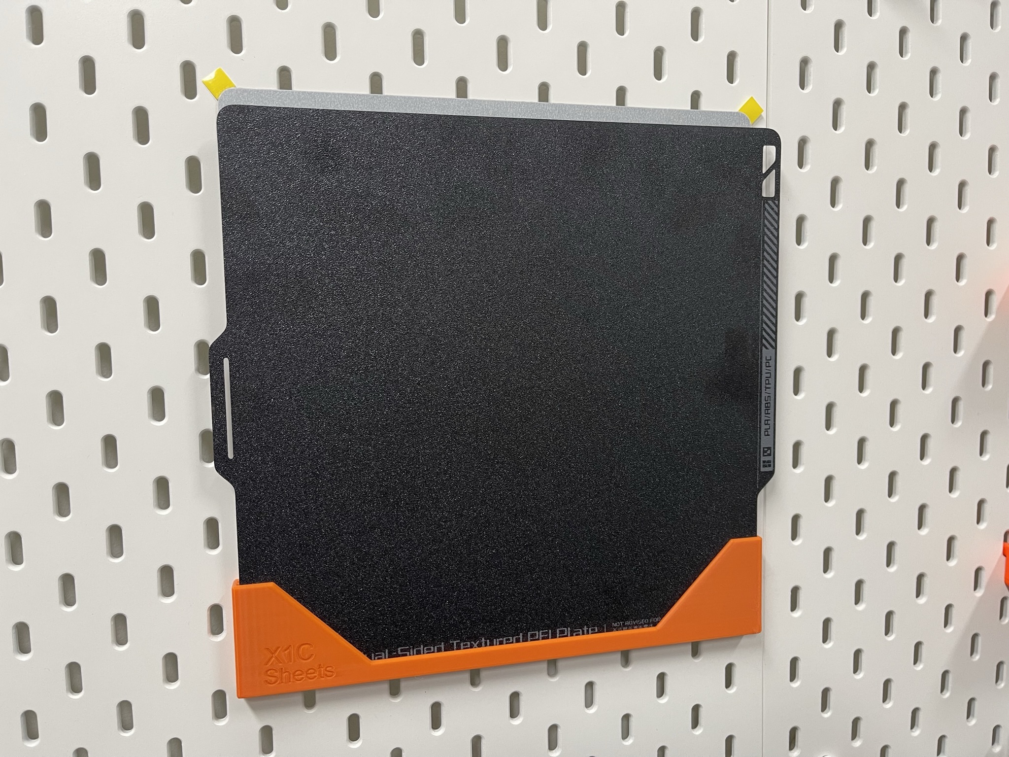 IKEA Skadis Bambu Lab X1C Sheet Holder