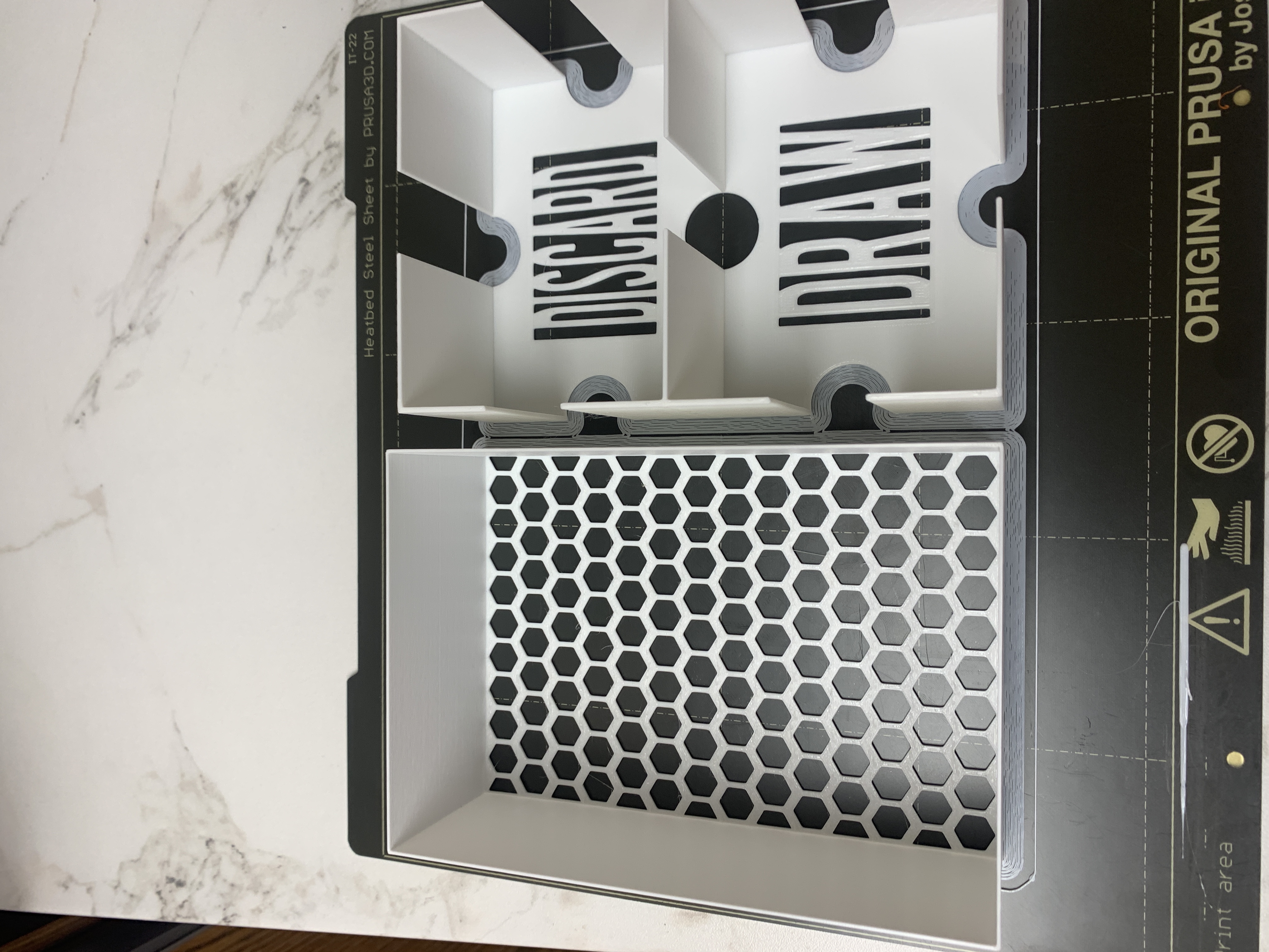 Draw/Discard Card Tray With Lid